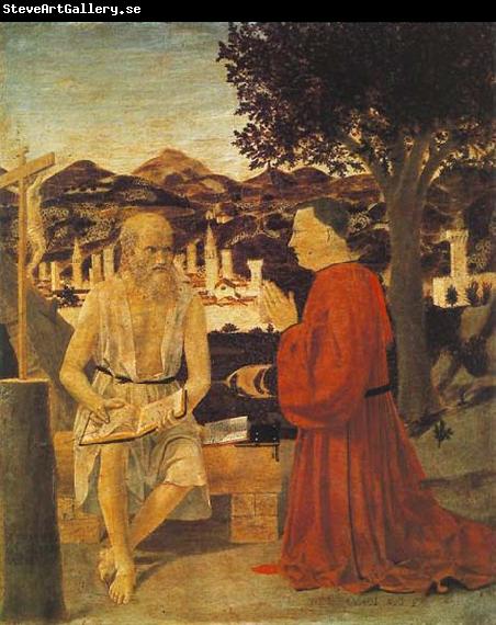 Piero della Francesca St Jerome and a Donor